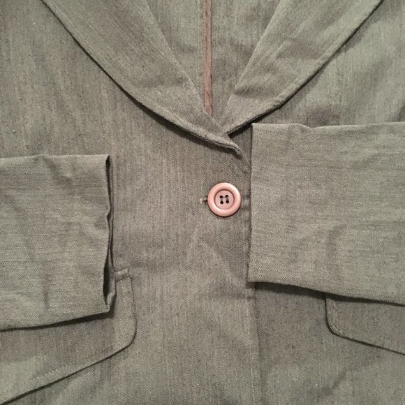 Womens Short Sports Coat Blazer Size L - Picture 4 of 9